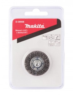 Cepillo oblicuo de alambre ondulado 63 mm