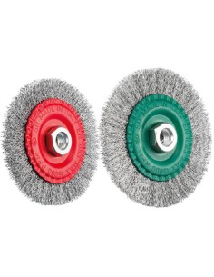 Cepillo circular hilo ondulado 125 M-14 INOX