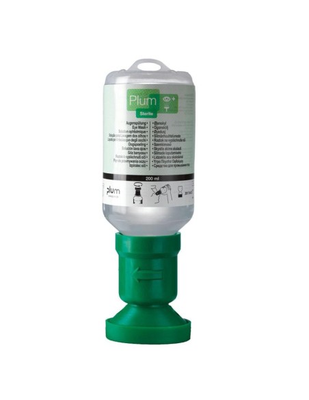 Botella SOLUCIÓN SALINA 200 ml con cavidad ocular