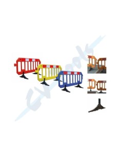 Valla señalización 2 mts  Mod  GATE BARRIER