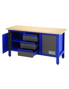 Mesa De Trabajo De 3 Cajones Y 2 Portones 1690X600 2