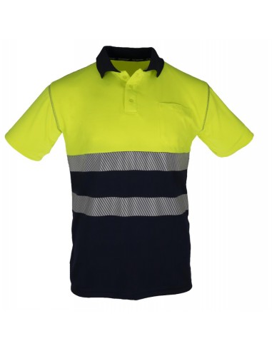 POLO RECON ALTA VISIBILIDAD AMA/MARINO  M/C