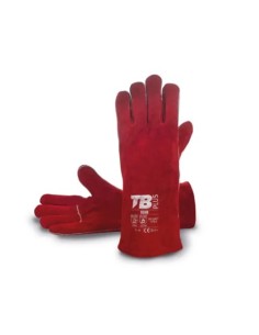 Guante soldador con protección térmica y mecánica