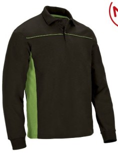 Polo  bicolor m/larga