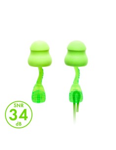 Caja Tapones Desechables Twisters con cordón SNR 3