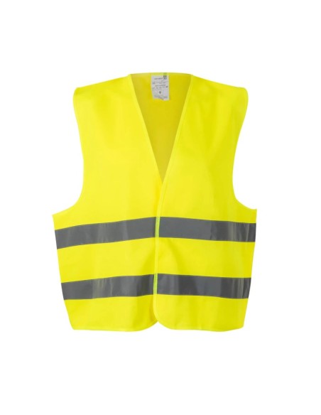 Chaleco alta visibilidad cierre central con velcro