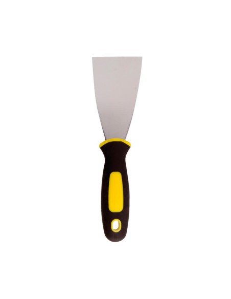 Espátula acero mango caucho 80 mm  12 Unid  