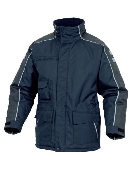 Parka impermeable con cuello de forro polar