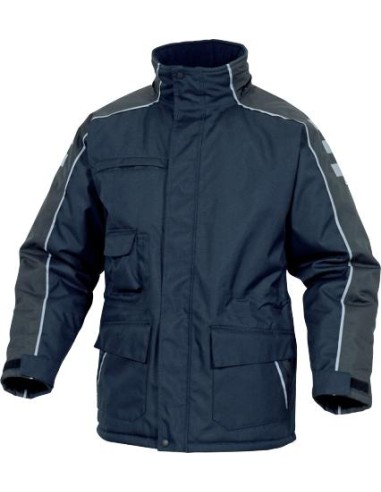 Parka impermeable con cuello de forro polar
