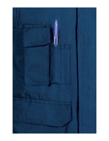 Chaleco de trabajo multibolsillos acolchado