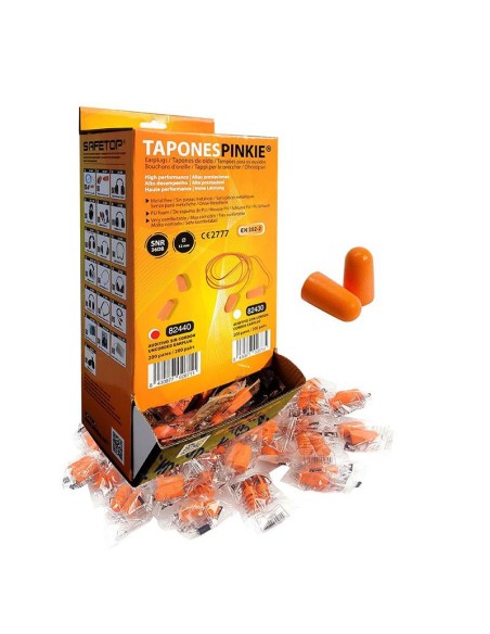 Caja 200 Tapones auditivos sin cordón SNR 37 dB