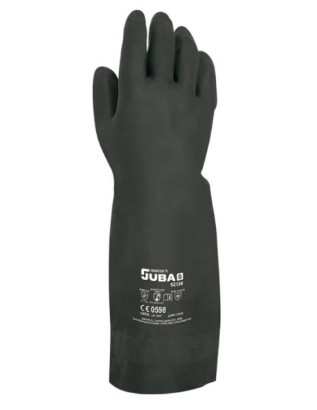 Paq. Guante sin soporte de neopreno flocado