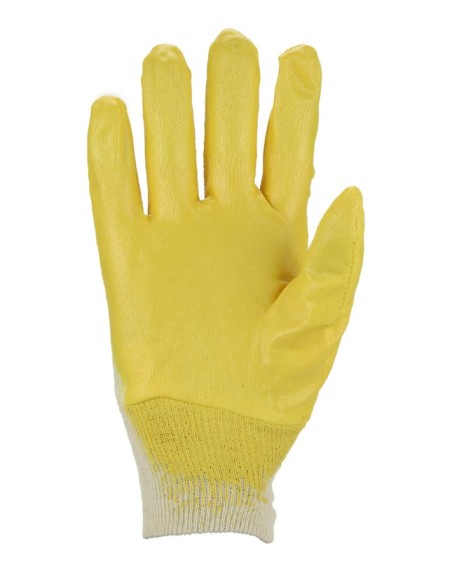 GUANTE NITRILO AMARILLO  PE 