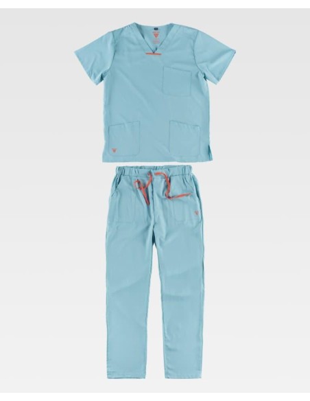 Conjunto sanitario elástico de casaca y pantalón 