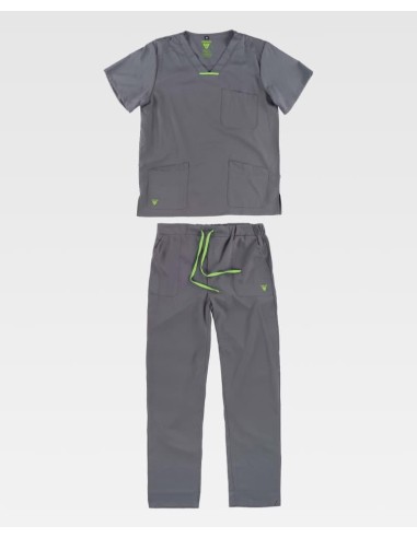 Conjunto sanitario elástico de casaca y pantalón 