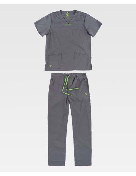 Conjunto sanitario elástico de casaca y pantalón 