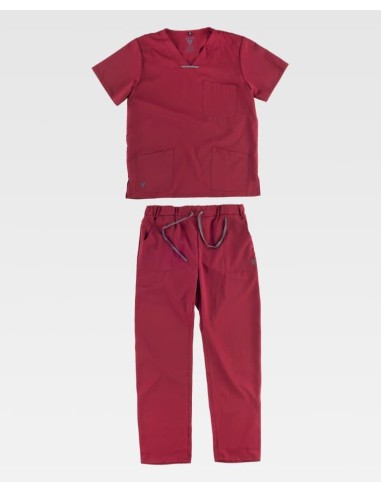 Conjunto sanitario elástico de casaca y pantalón 