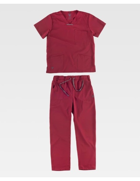 Conjunto sanitario elástico de casaca y pantalón 