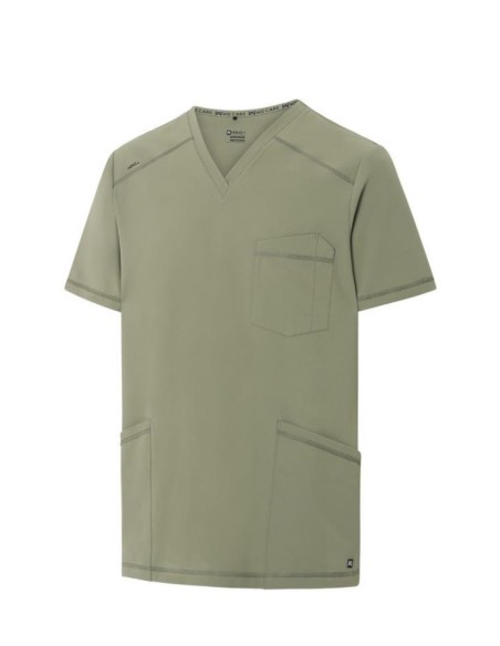 Casaca Sanitaria Cuello V Regular Fit