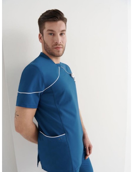 Casaca Hombre Cuello V Rib Regular Fit