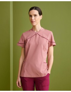 Casaca Mujer Cuello V Rib Slim Fit