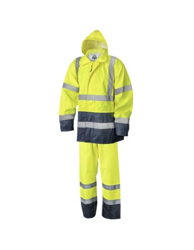 RAINSTORM HV Rain Set Yellow/Navy