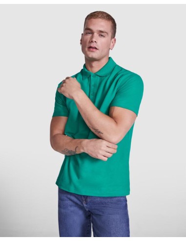 Polo de manga corta  con cuello acanalado 