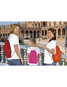 Mochila de cuerdas en tejido no tejido  2