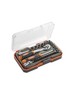 Juego Llaves De Vasos Y Accesorios 1/4  35 Pzas 2