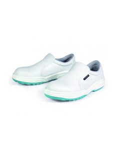 Zapato de microfibra blanca hidrofugada 2