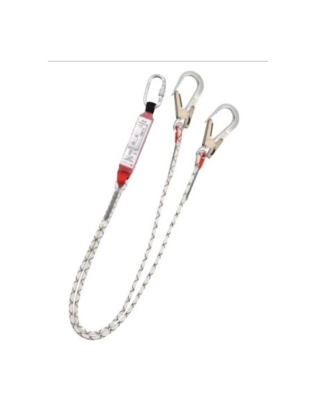 Absorbedor con doble ramal de cuerdas 