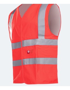 Chaleco alta visibilidad iGNIFUGO ROJO 