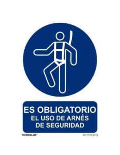 SEÑAL OBL  USO DE ARNES SEGURIDAD PVC 0 7*210*300 2