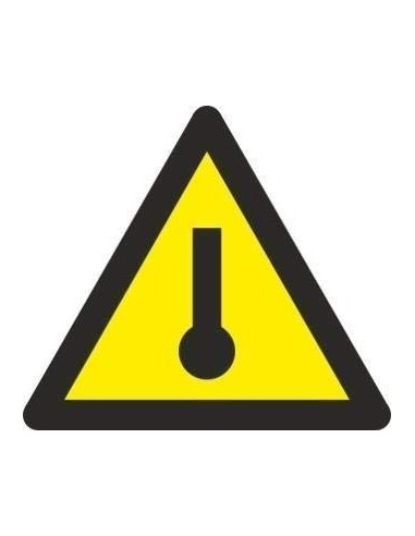 ADHESIVO TRIANGULAR ATENCION ALTA TEMP  90MM LADO