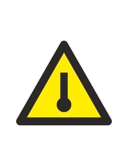 ADHESIVO TRIANGULAR ATENCION ALTA TEMP  90MM LADO