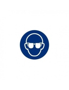 ADHESIVO CIRCULAR OBLIGATORIO GAFAS 9CM