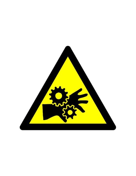ADH TRIANGULAR RIESGO DE ATRAPAMIENTO 90MM LADO