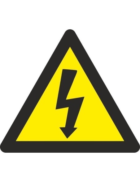 ADH TRIANGULO CON RIESGO ELECTRICO  105MM LADO