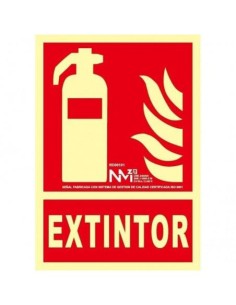 SEÑAL EXTINTOR CO2 PVC 0 7  CLASE B 210*310MM 2
