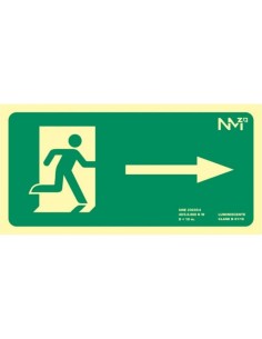 SEÑAL SALIDA PVC 0 7 MM CLASE B 320*160M 2