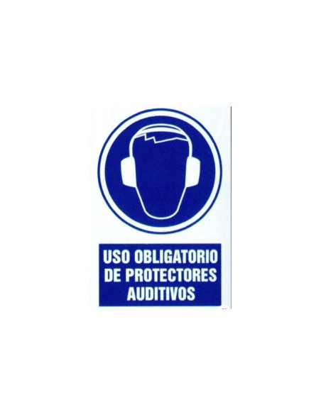 SEÑAL OBLI USO PROTECCION ACUSTICA PVC 07*210*300