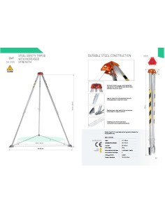 Trípode de seguridad elevación mercancias  2