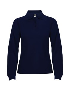 POLO ESTRELLA WOMAN MARINO Manga larga