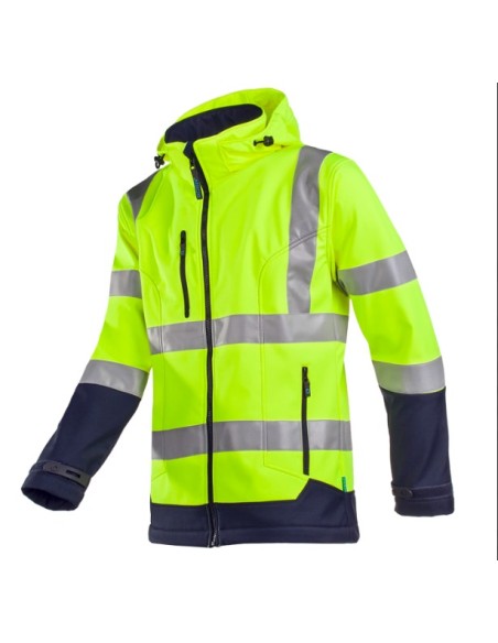 Chaqueta softshell laminada de A V mangas desmonta