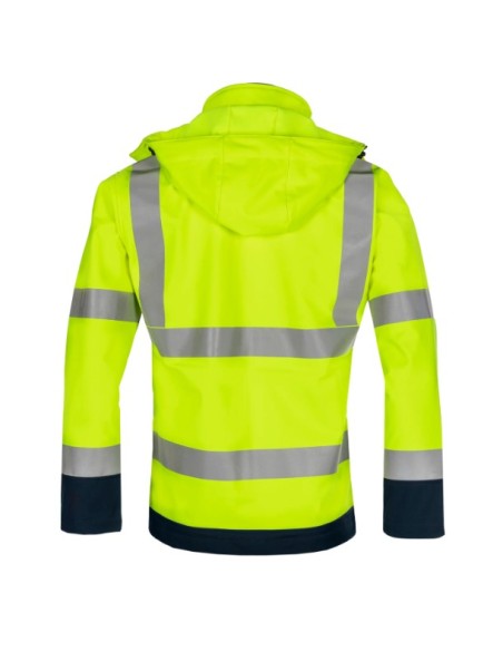 Chaqueta softshell laminada de A V mangas desmonta