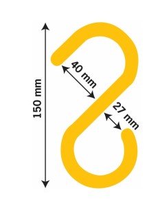 Gancho de seguridad para cables  40 KGR