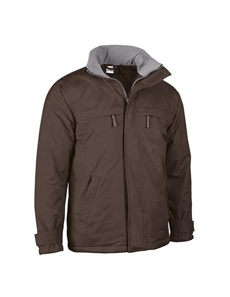 Parka impermeable con capucha escamoteable