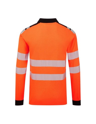 Polo PW3 Modaflame Knit HVO FR de manga larga