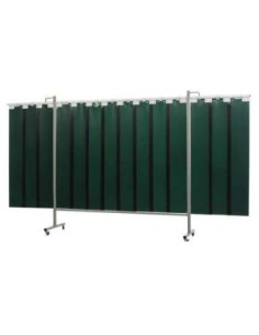 Mampara cortina verde de soldadura 200x200 CTS