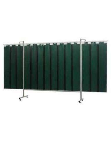Mampara cortina verde de soldadura 200x200 CTS